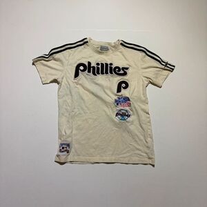Philadelphia Phillies Kids Retro Throwback Cooperstown Collection Patch Shirt